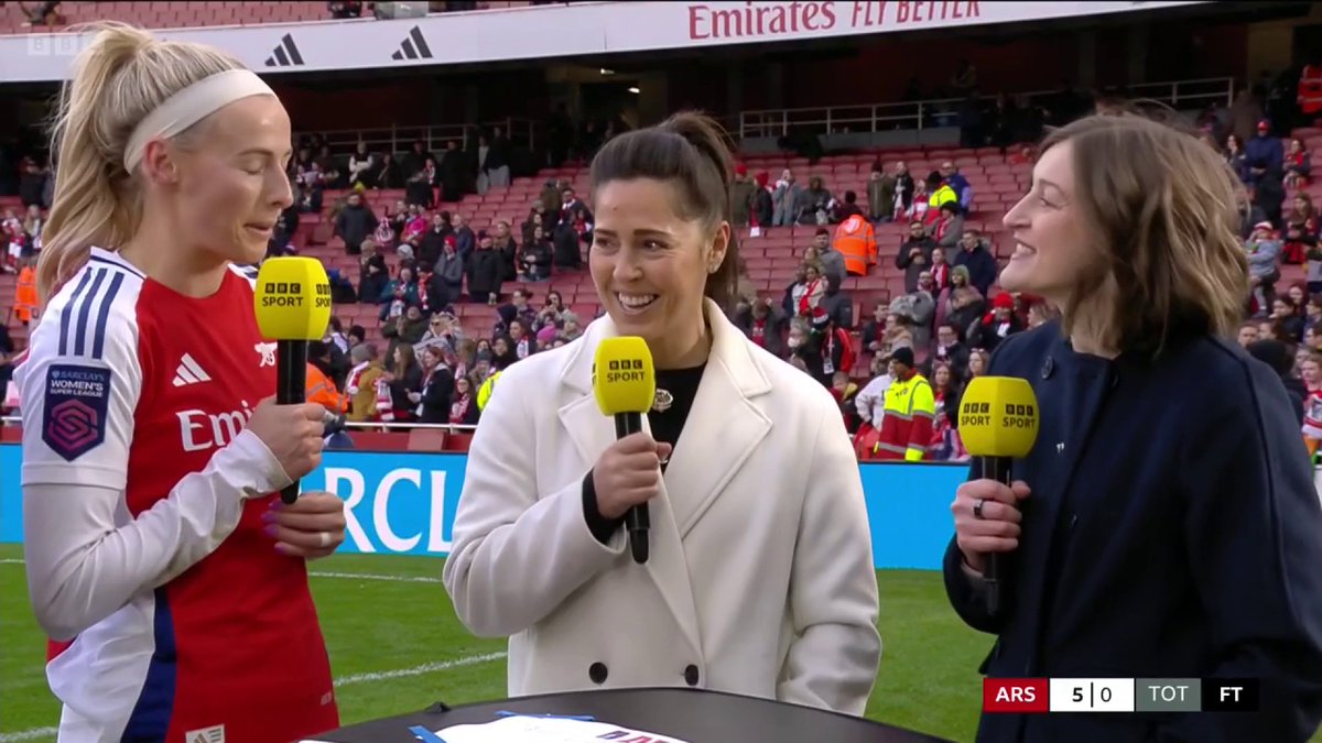 "I'm just having fun!" 😊 Chloe Kelly is enjoying her time at Arsenal. #WSL #BBCFootball