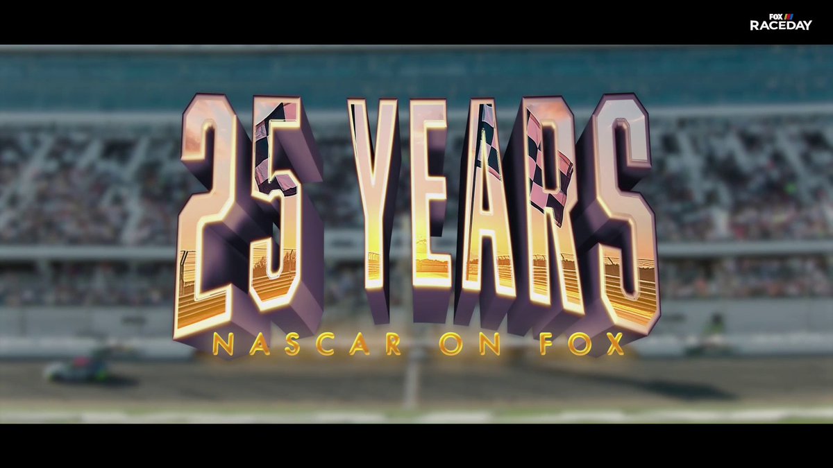 It's a wild ride that's still going strong. Here's to 25 years of #NASCAR on FOX.