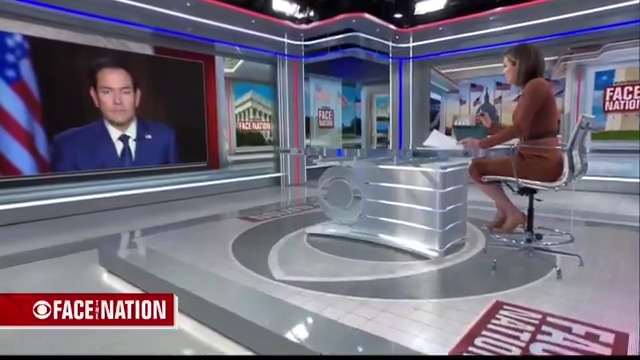 On potential Ukraine-Russia peace talks, Margaret Brennan notes Vladimir Putin “likes to use diplomacy as a cover to distract while he continues to wage war,” asking Secretary of State Marco Rubio, “Do you trust that this time is different?” “I don't think in geopolitics, anyone should trust anyone. I think these things have to be verified through actions,” Rubio says, adding, "I think President Trump will know very quickly whether this is a real thing or whether this is an effort to buy time, but I don't want to pre-judge that.”