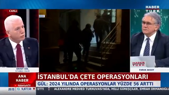 İstanbul'da çete operasyonlarında son durum ne? #AnaHaber'de İstanbul Valisi Davut GÜL: "2024 yılında operasyonlar yüzde 56 arttı. İstanbul'un bugünü dünden daha huzurlu."