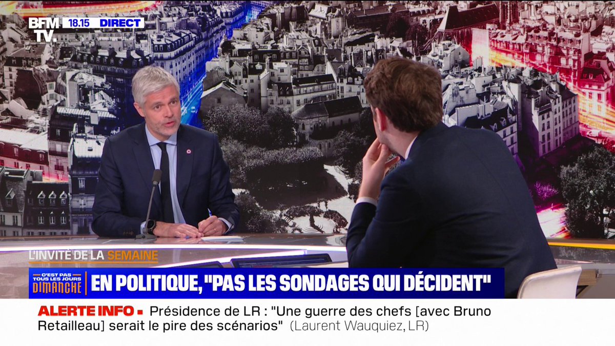 Laurent Wauquiez (LR): "Les Français ont besoin d'un ministre de l'Intérieur à temps plein"