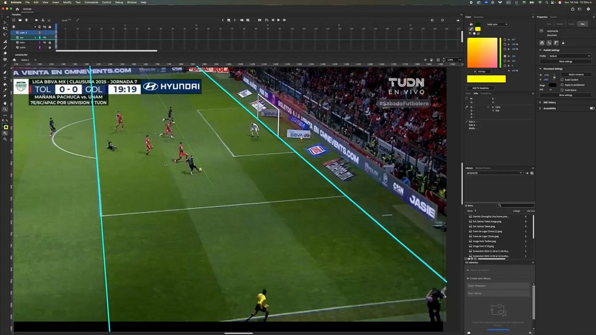 Segundo video del #VARatito para los que no le entendieron con la línea de Pulido, ahora trazando la Línea del Balón Bonus: calculo aprox en cms de cuánto está adelantado, para los que siguen diciendo que es muy justa o milimétrica (Spoiler ≈ 12cms adelantado)