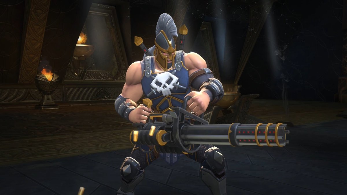 Tremble in fear. Ares has arrived in the Battlerealm.