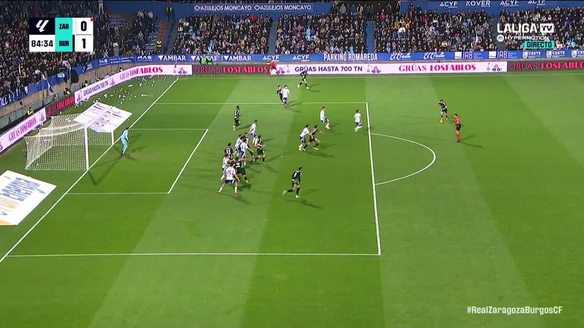 IÑIGO le pegó desde CÓRDOBA. Y limpió la escuadra. El Burgos Club de Fútbol se lleva una victoria de oro en Zaragoza 🔥 #LALIGAHYPERMOTION