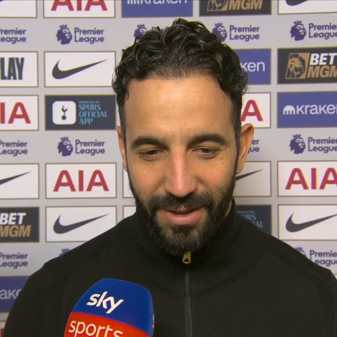 "I have a lot of problems, my job is SO HARD!" 🗣 Ruben Amorim on seeing &amp; understanding criticism as Manchester United boss following their loss to Spurs.
