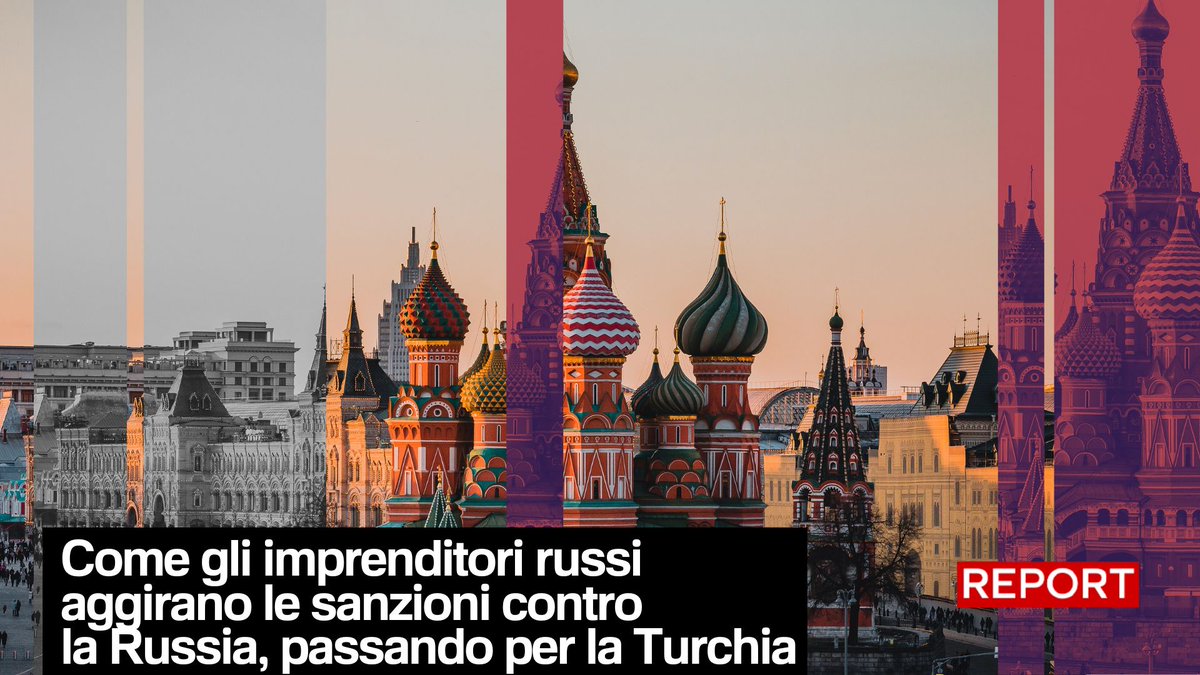 Prima della guerra le imprese russe in Turchia erano circa 200. Dopo un anno di conflitto più di 1300 russi hanno aperto lì le loro aziende, bastano 400 mila dollari e in due anni si ottiene la cittadinanza. Segui #Report ora in diretta su #Rai3👇
