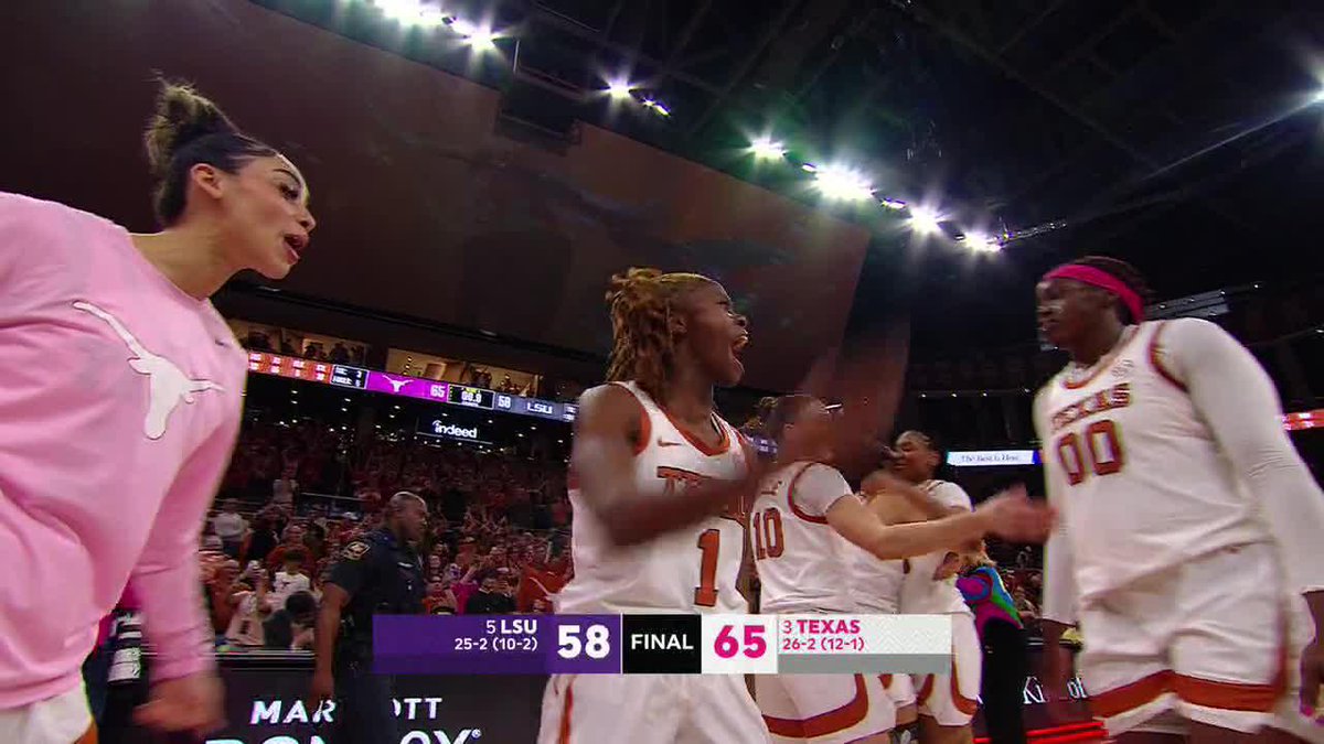 NO. 3 TEXAS COMPLETES THE COMEBACK AND HANGS ON TO BEAT NO. 5 LSU 🤘