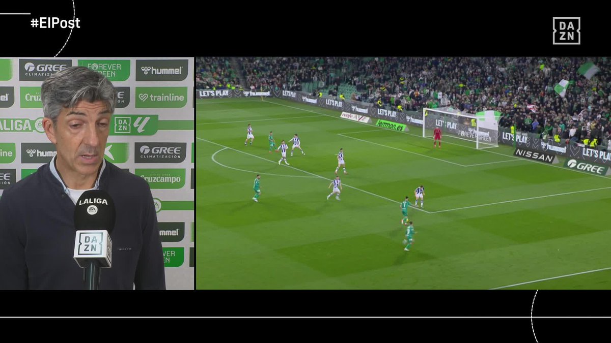 🗣️ "Creo que no es roja y el penalti no existe" Imanol Alguacil, en el micrófono de DAZN de Irene Molina, sobre las jugadas polémicas en el Real Betis vs Real Sociedad #ElPost
