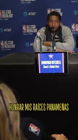Donovan Mitchell y sus raíces panameñas 🇵🇦 #NBAAllStar