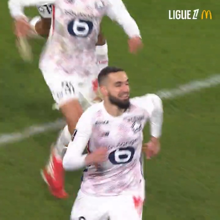 بن طالب رجع كيما الجبل، واقف من جديد وسجّل! 🔥💪🇩🇿 #الدوري_الفرنسي