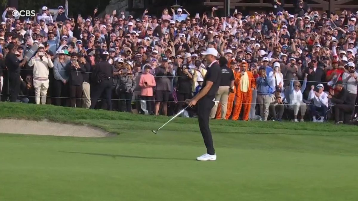 THE WINNING PUTT. LUDVIG’S FIRST SIGNATURE EVENT W.