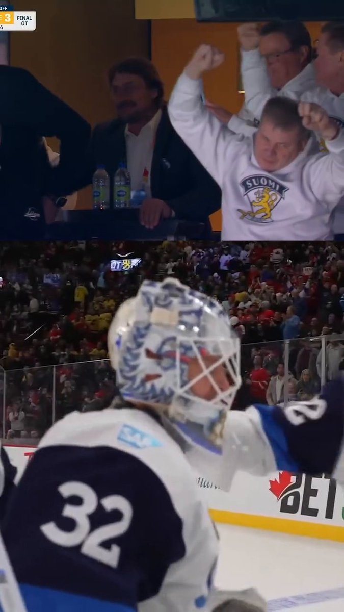 The Finnish call on Mikael Granlund's OT winner from yesterday is so electric 🇫🇮 📺: #4Nations Face-Off Canada vs. Finland TOMORROW at 1p ET on NHLonTNT, Sports on Max, Sportsnet and TVA Sports! (🎥: IG/nhleurope)