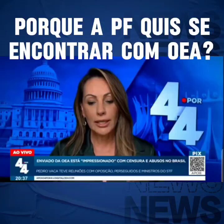 🚨PORQUE A PF QUIS FALAR COM A OEA?