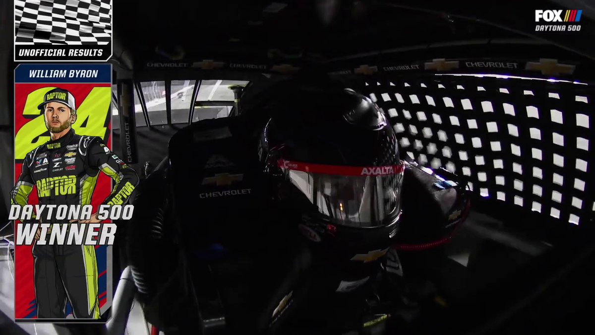 WILLIAM BYRON WINS THE DAYTONA 500! AGAIN!