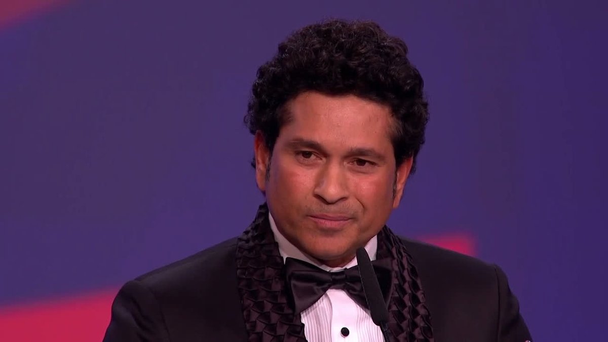 #OnThisDay in 2020, Sachin Tendulkar wins the Laureus best sporting moment award. incredible speech from the Laureus Sporting Moment 2000 - 2020 winner, great Sachin Tendulkar 🇮🇳 #SachinTendulkar