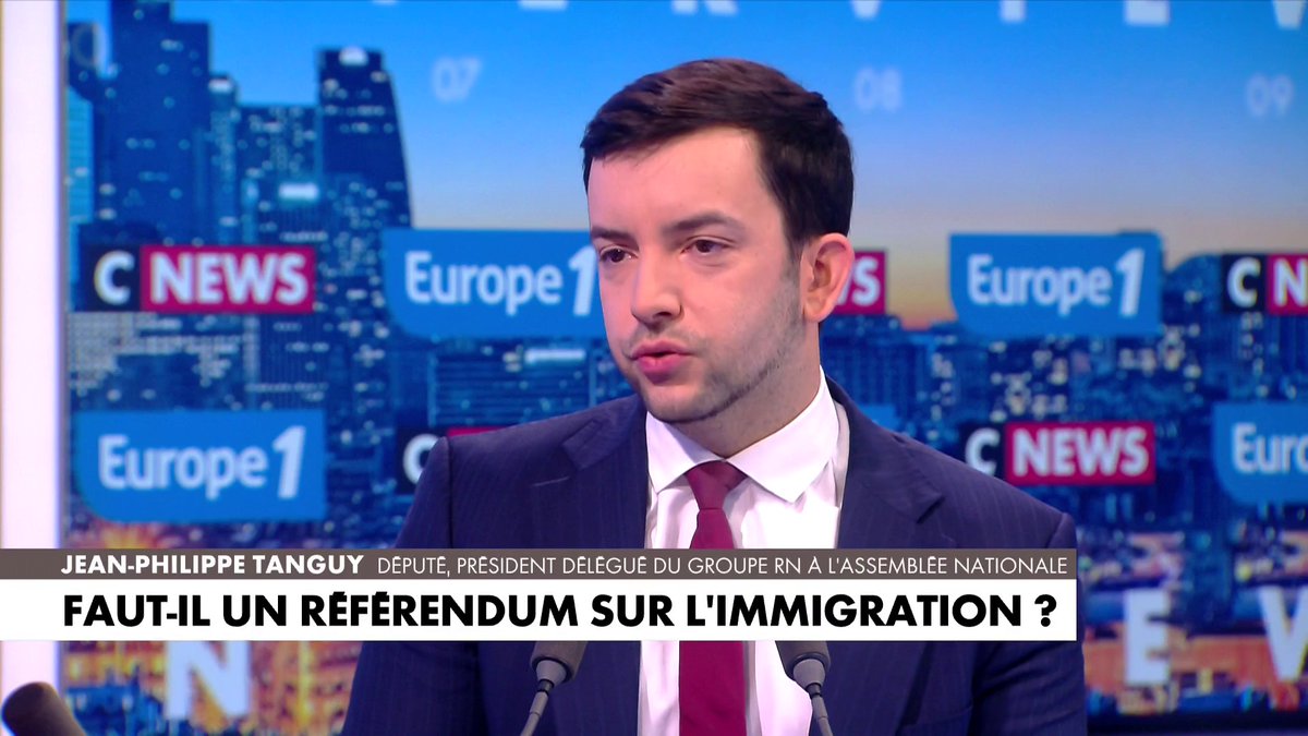 Jean-Philippe Tanguy, député RN de la Somme : «Le référendum est la seule chance d’appliquer une politique de contrôle migratoire» dans #LaGrandeInterview