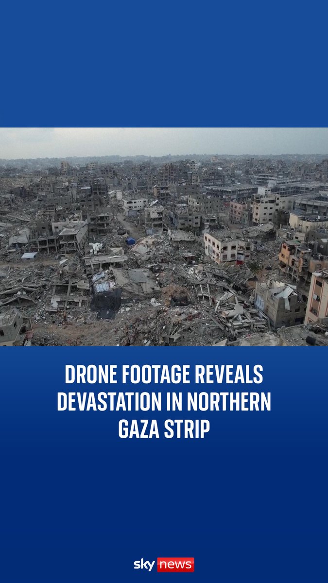 This is what northern Gaza looks like 500 days on from 7 October 2023, when Hamas launched a deadly attack inside Israel.