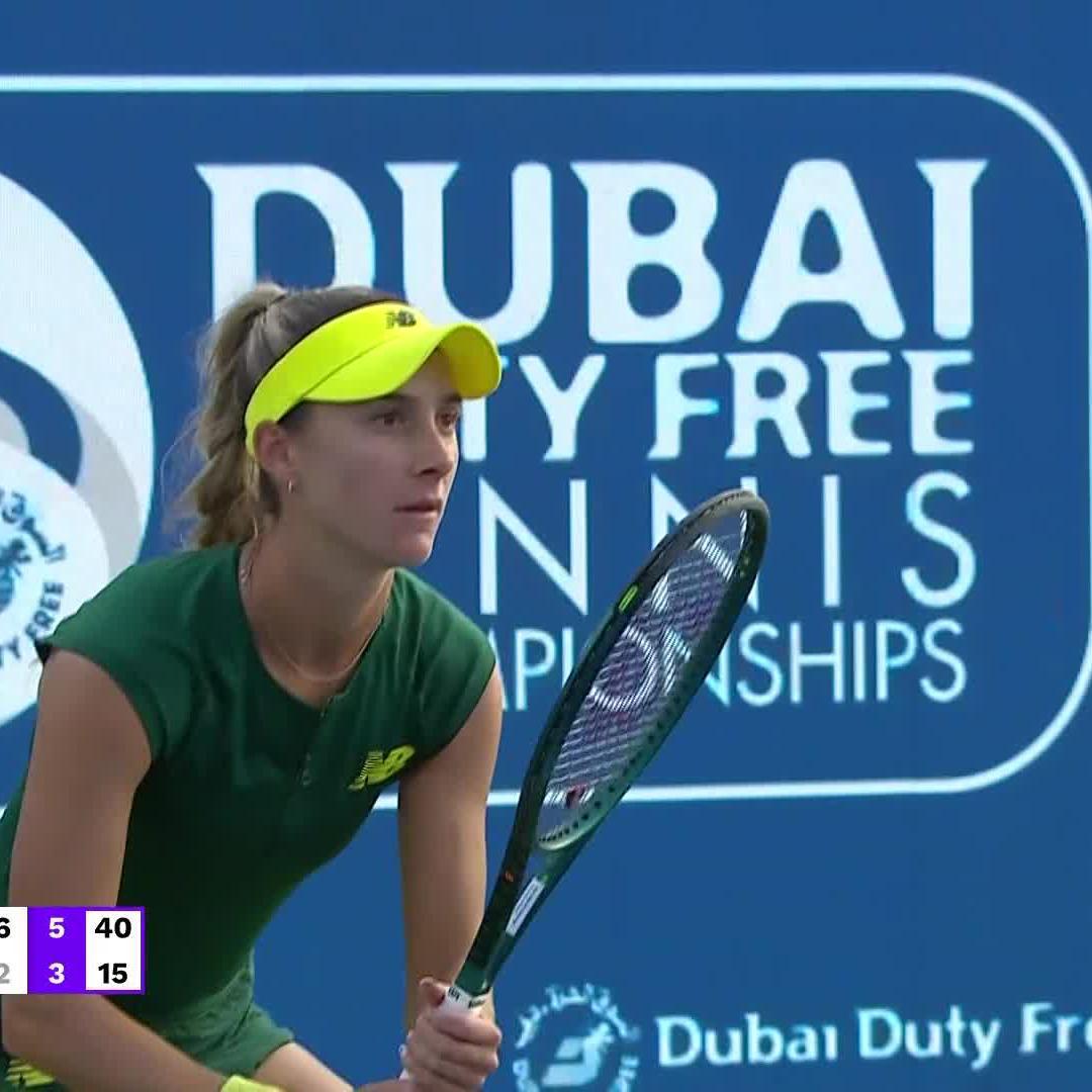 coming out on top in the all-American clash! 🇺🇸 Kessler defeats the Doha champ Anisimova, 6-2 6-3! #DDFTennis