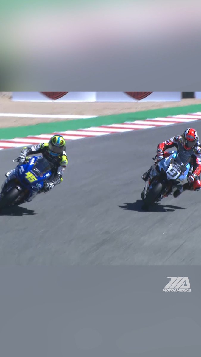 PUSHES HIM WIDE! 😳 Danilo Petrucci and CamPetersen make contact in one of our favorite Superbike battles on the historic Corkscrew. WeatherTech Raceway Laguna Seca #LagunaSeca #monterey #superbike #motogp #petrucci #campetersen #motorsports #motorcycle #corkscrew #racing