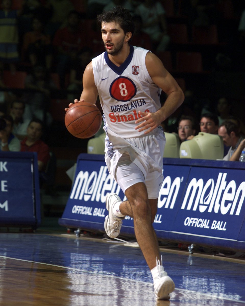 Pure shooter 🔥 Peja Stojakovic's impeccable shooting was on full display against Spain in 2001 #EuroBasket 🔥