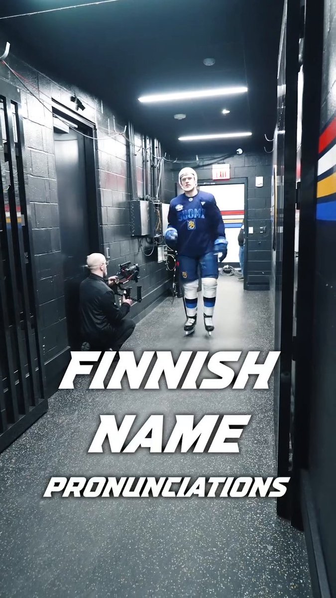 Learn how to pronounce the names of some of the Finnish players at the #4Nations Face-Off! 🇫🇮 📺: #4Nations Face-Off Canada vs. Finland TODAY at 1p ET on NHLonTNT, HBO Max Sports, Sportsnet and TVA Sports (🎥: IG/nhleurope)