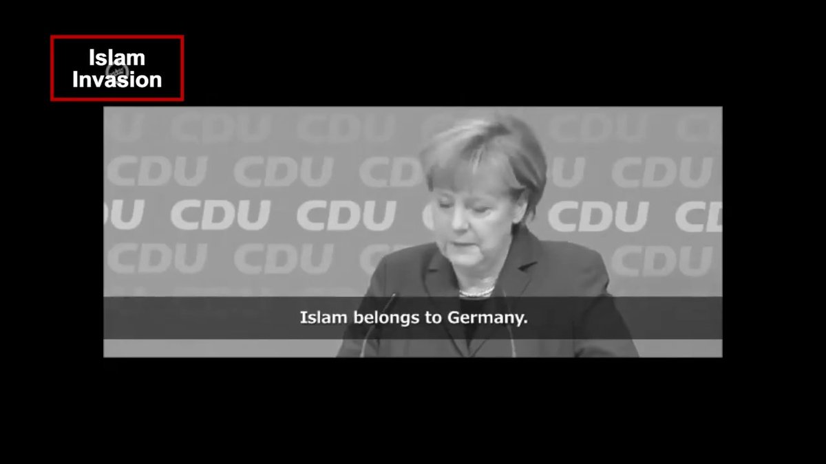 Muslim: And 20 years later, not a single of them will be left! With time Europe will become one single Islamic State! And this is what Angela Merkel has been supporting! In light of the upcoming German votes, it's important to be aware that this country is at a very critical point and it's important to vote, and only AfD!