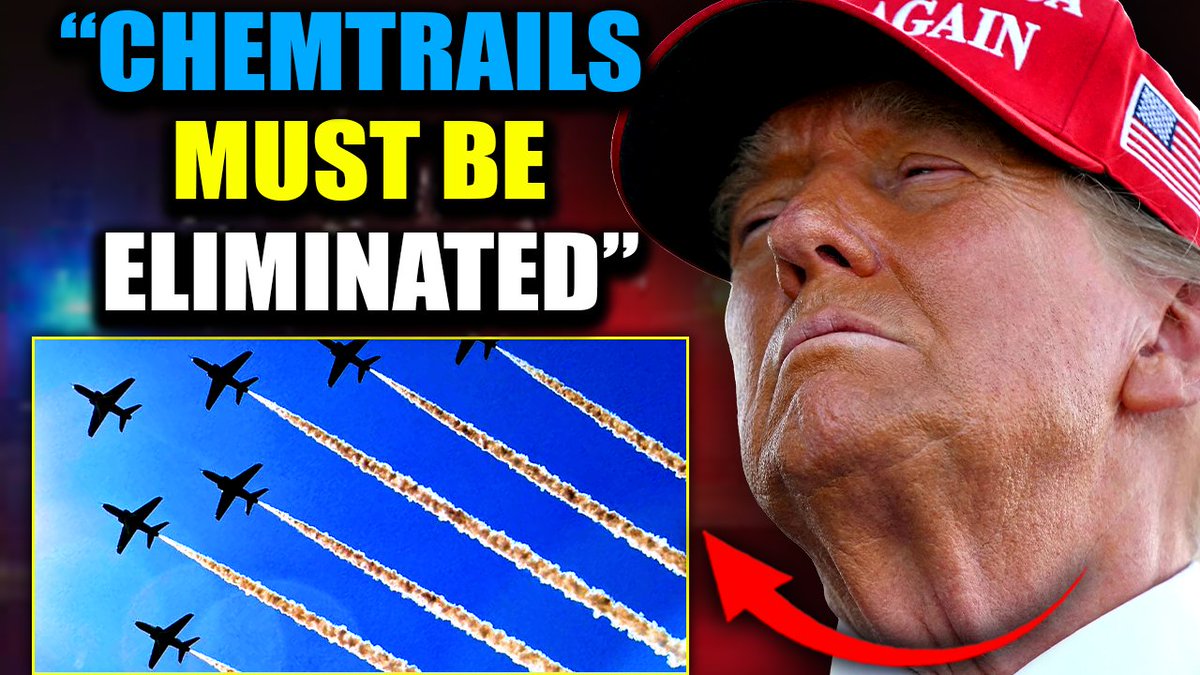 🚨 Trump Declares War Against Chemtrails as Unmarked Planes Dump Toxic Payloads Over U.S. The Chemtrails are back. And with them, a toxic fog unlike anything we’ve seen before. What changed? Insiders say the global elite weren’t about to let their most critical operation die after the federal government pulled the plug on funding. Chemtrail programs are too big to fail - critical to the elites' agenda. So now, they’ve gone private. America’s skies are swarming with unmarked planes, flying off-radar, breaching airspace, and unleashing their payloads on an unsuspecting public. This isn’t just weather manipulation - it’s warfare in plain sight.