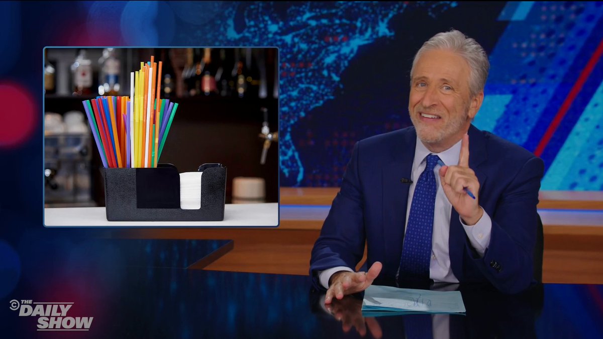 OK Jon is on board with the paper straw ban