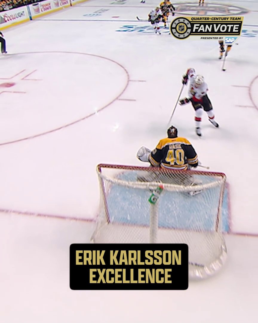 Is Erik Karlsson on your NHL Quarter-Century Team? 💬 You can vote for the players you think should be included using #NHLQCTeam and the player's full name or handle here on X! NHL Quarter-Century Team presented by SAP