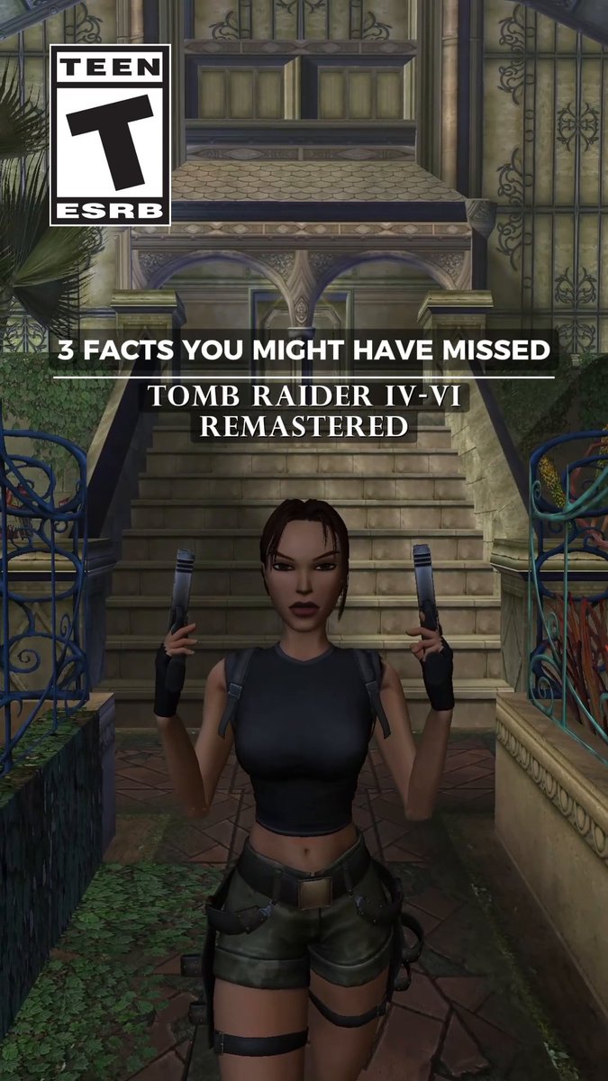🔫 Dual pistols are BACK! But that’s not all—outfit select and the NEW Flyby Camera Maker are waiting for you in Tomb Raider IV-VI Remastered. Read more— #TombRaider #LaraCroft