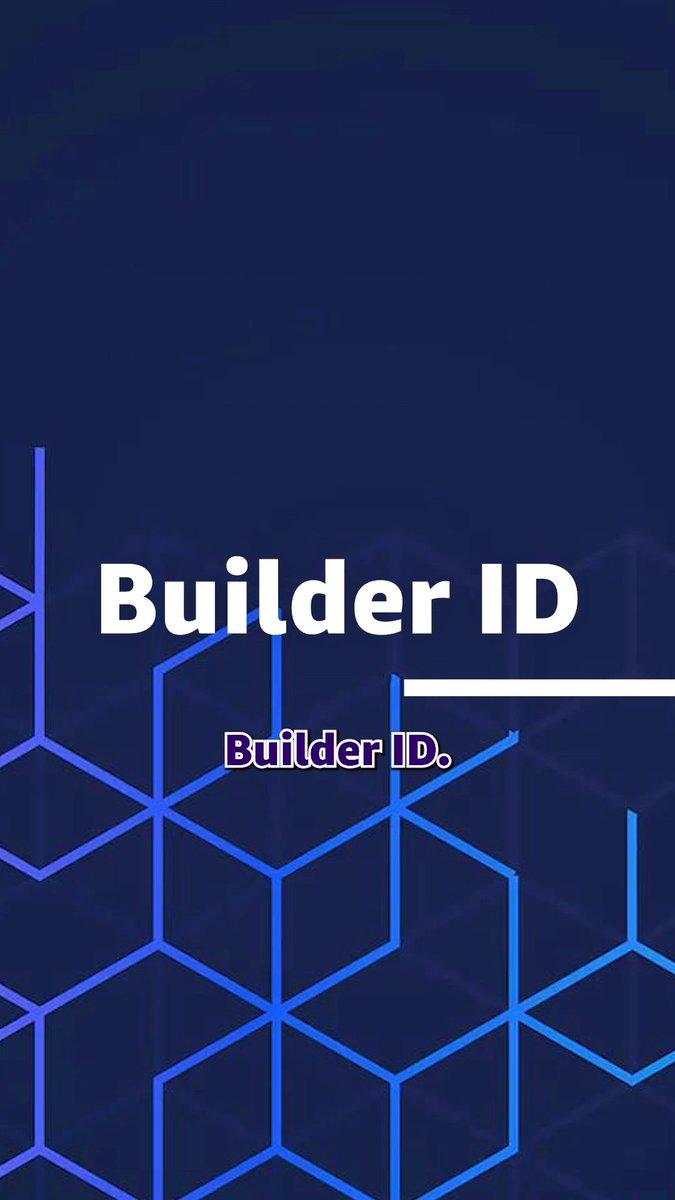 🔑 One login to streamline your AWS learning experience! Get your AWS Builder ID to access 600+ free courses, Amazon Q Developer, and connect with fellow builders! 👉 Claim your personalized URL: