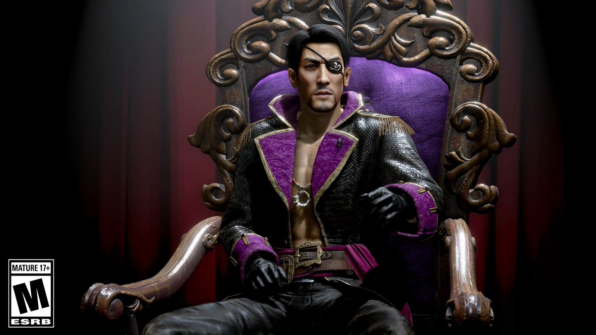 So, this new game has me, Goro Majima, headin' to Hawaii to tie up some loose ends, but when I'm almost there…🗣 🏴‍☠Like a Dragon: Pirate Yakuza in Hawaii sets sail Feb 21st 🎮Play the demo NOW 🐍Pre-order to add Ichiban &amp; Nancy to yer crew + 2 of Ichiban's iconic outfits!