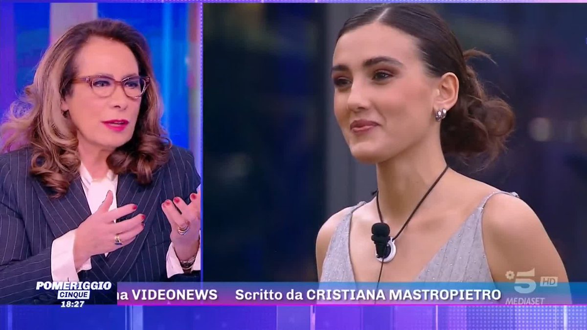 #GrandeFratello, Cesara Buonamici: "Non credo che Zeudi finga all'interno della casa" #Pomeriggio5