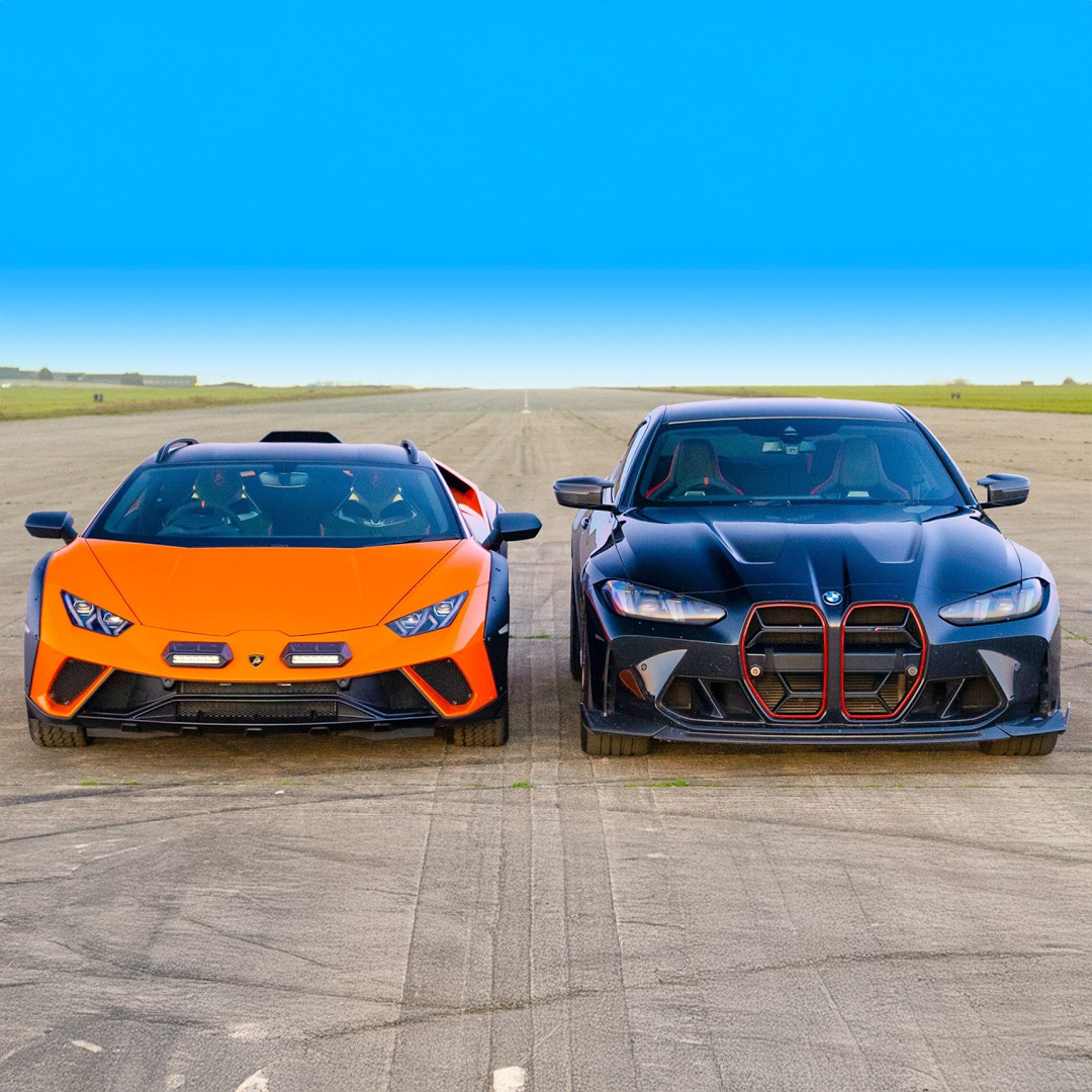 551hp BMW M4 CS v 610hp Lambo Huracan 🔥