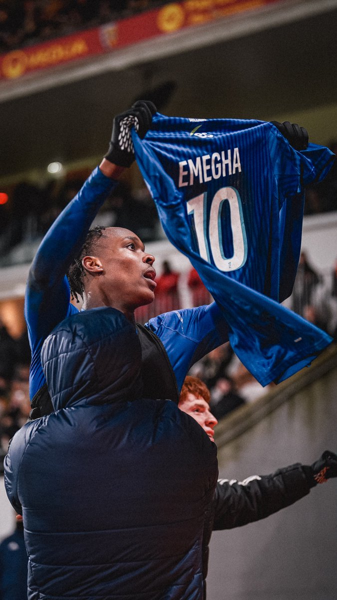 Le but et la célébration d’Emegha à Bollaert ce week-end. ⚽️🥶 "Tranquille wesh." 😭