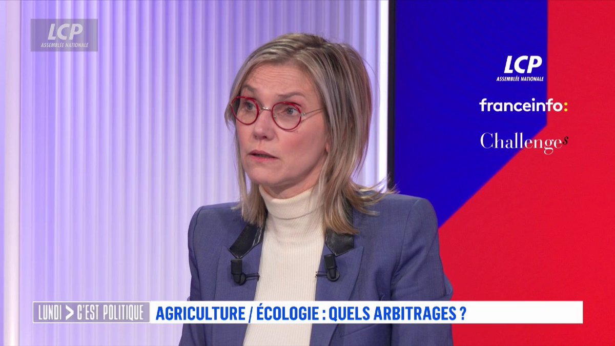 Usage des pesticides dans le projet de loi d'orientation agricole : "Je suis contre la réintroduction de l'acétamipride", indique Agnès Pannier-Runacher 🇫🇷🇪🇺 à propos de ce néonicotinoïde utilisé dans la filière noisettes. #LCPol