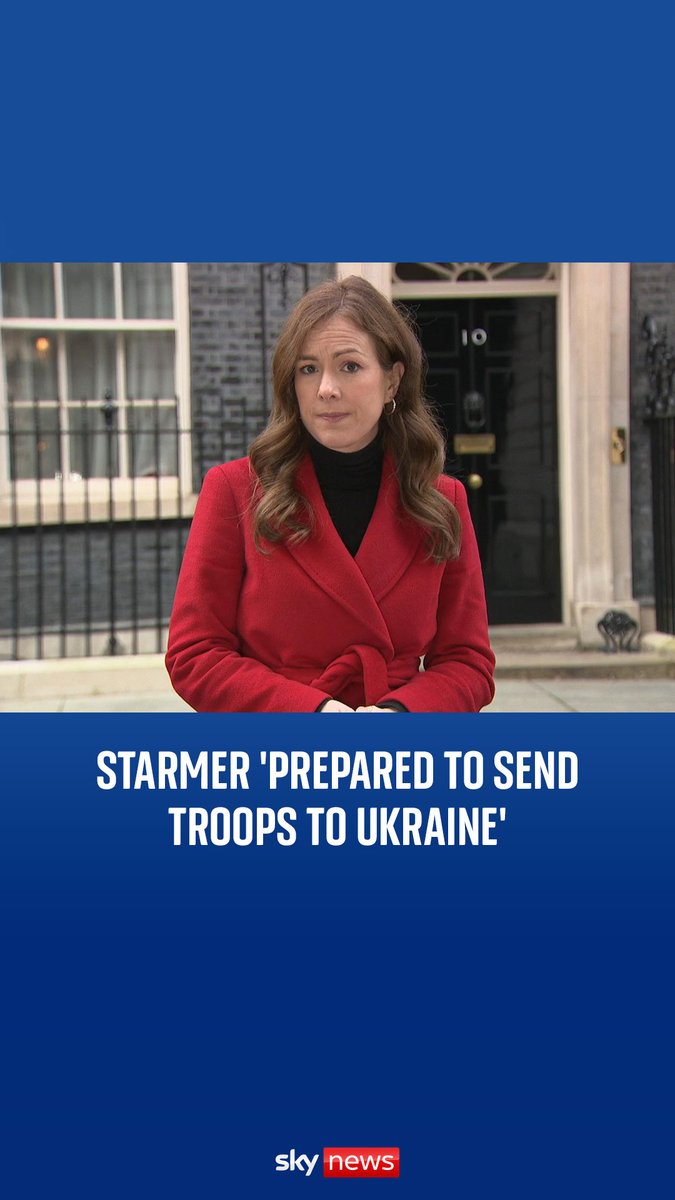 Sir Keir Starmer has said he is prepared to put "our own troops on the ground if necessary" in Ukraine if there is a deal to end the war with Russia. Sky's Amanda Akass reports ⬇️ Ukraine war latest:
