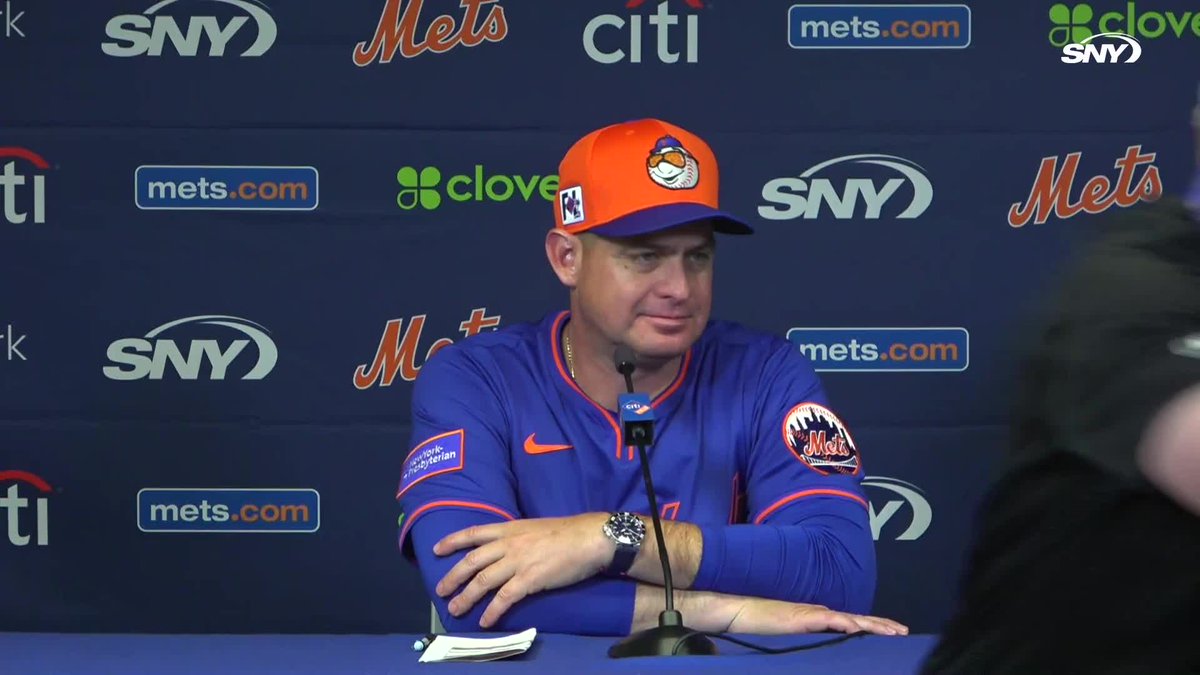 Carlos Mendoza says that the Mets are not considering José Butto as a starting option with Frankie Montas' injury:
