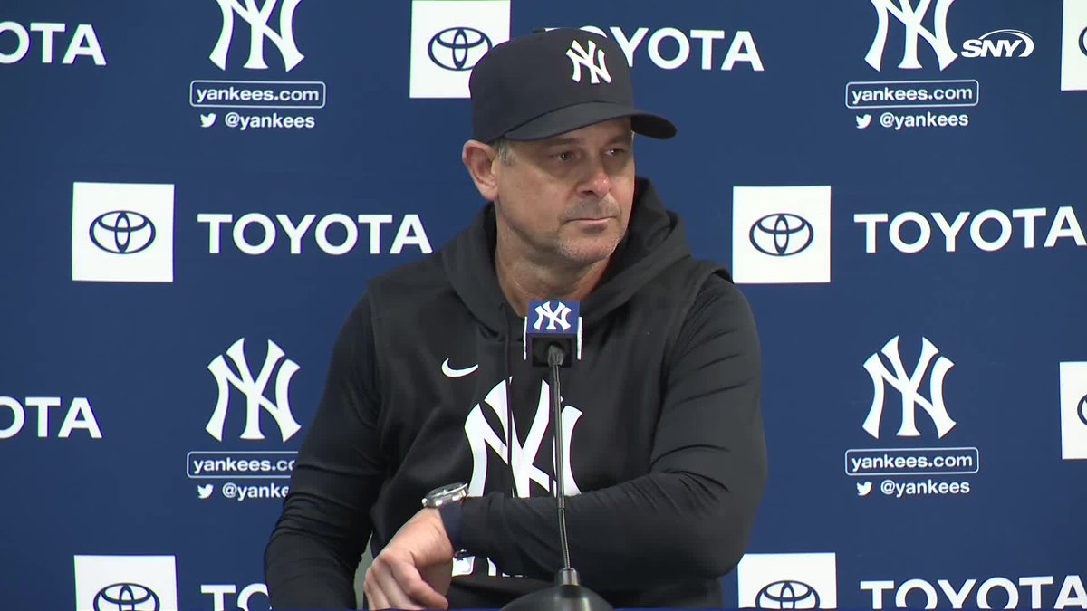 Aaron Boone on if he is considering Dom Smith as a DH: "The guys been a really good hitter throughout his career, a pro hitter. We'll even probably try to get him out in the outfield a little bit, so we'll just see."