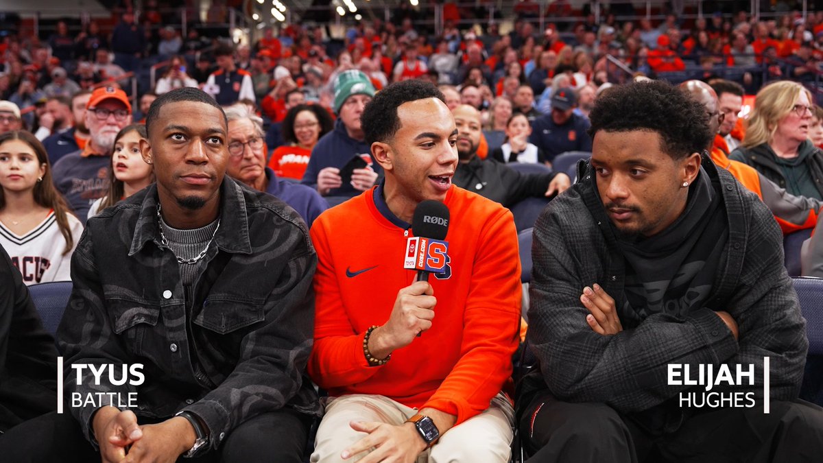 Forever Orange: Catching up with tyus battle &amp; @elijahhughes4_ #CuseFamily 🍊🍊