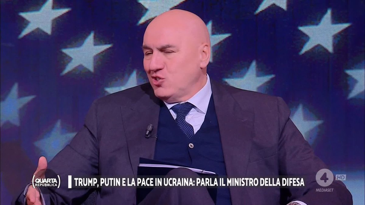 "Trump deve essere quello che impone la pace a Putin, non quello che va a trattare con Putin in una posizione di inferiorità," #Crosetto #quartarepubblica