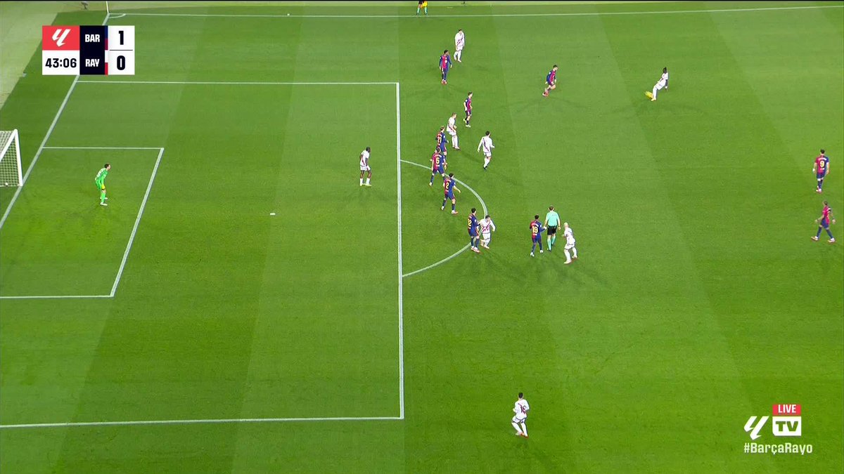 Is this harsh on Rayo Vallecano? 🤷‍♂️ Jorge de Frutos has the ball in the back of the net, but it's ruled out for offside ❌