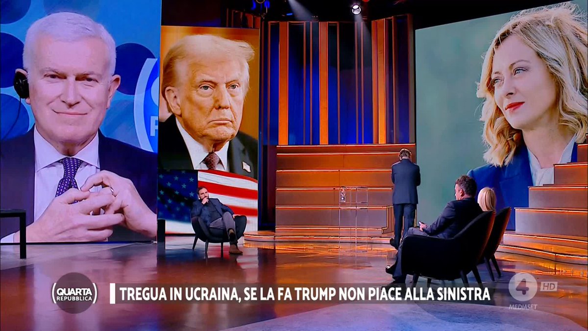 "Se domani mattina gli americani si ritirano dal sostegno di questa guerra, la guerra è finita." #Belpietro #quartarepubblica