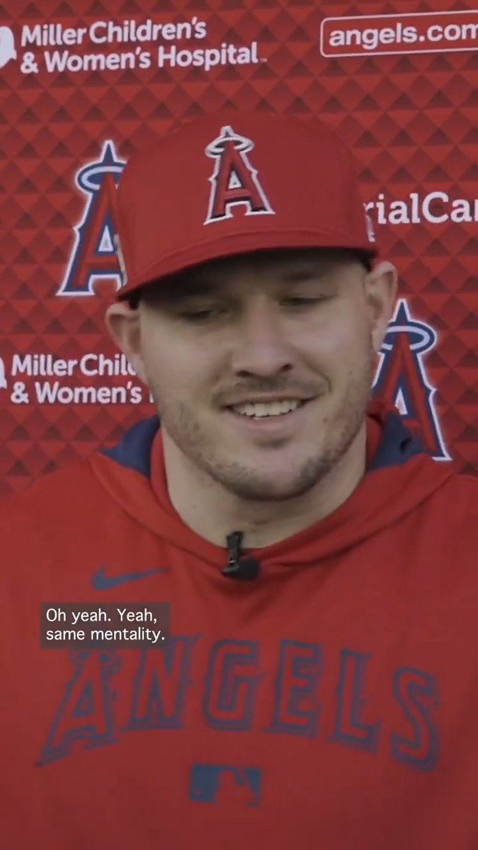 “It’s going to be fun. I’ll enjoy it.” ⚾️ Watch Mike Trout’s full media session at
