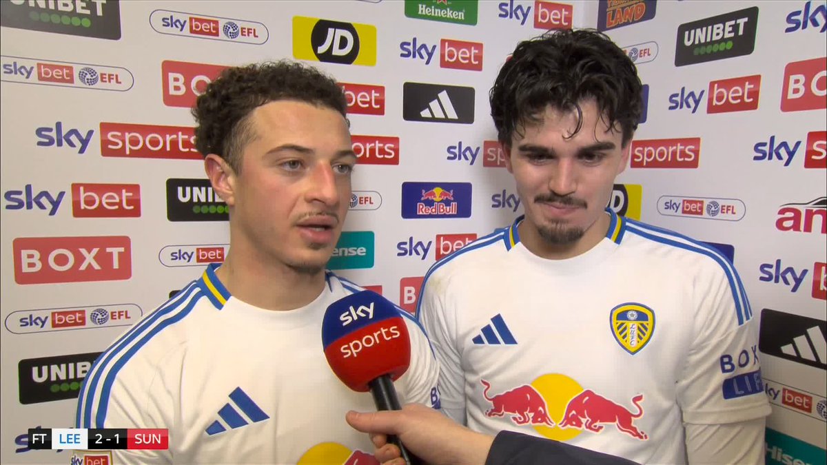 "These goals you celebrate differently, always" 🔥 Pascal Struijk and Ethan Ampadu react to a HUGE comeback win for Leeds 😍