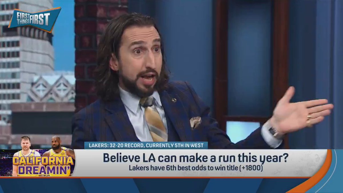 “I think it is a great sign for the Lakers’ chances that LeBron sat the All-Star Game out… He only does that if he actually believes 'we could maybe win a championship.'” — nick wright