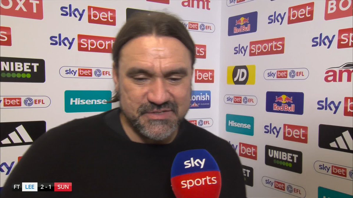 "I never thought I would ever get a yellow card for celebrating" Daniel Farke shares his thoughts on getting booked for celebrating Leeds' 95th minute equaliser 🔊