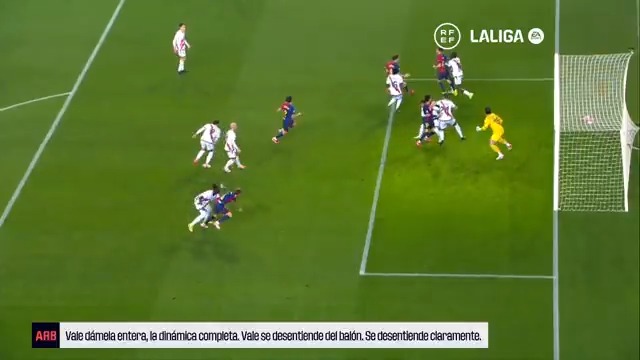 Así fue la actuación del VAR en el #BarçaRayo.