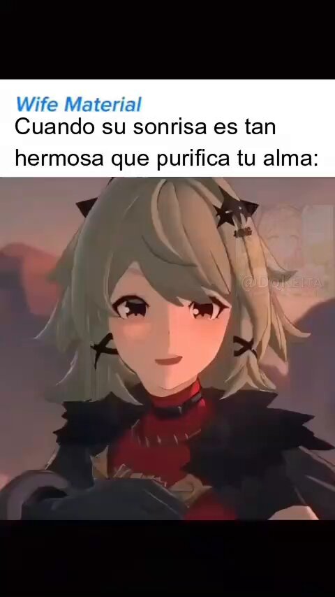 ¿Qué personaje os gusta y a la vez os tranquiliza en cuanto a voz? Crédito del meme Zenlesszone.IG, traducción del momo Keitaro