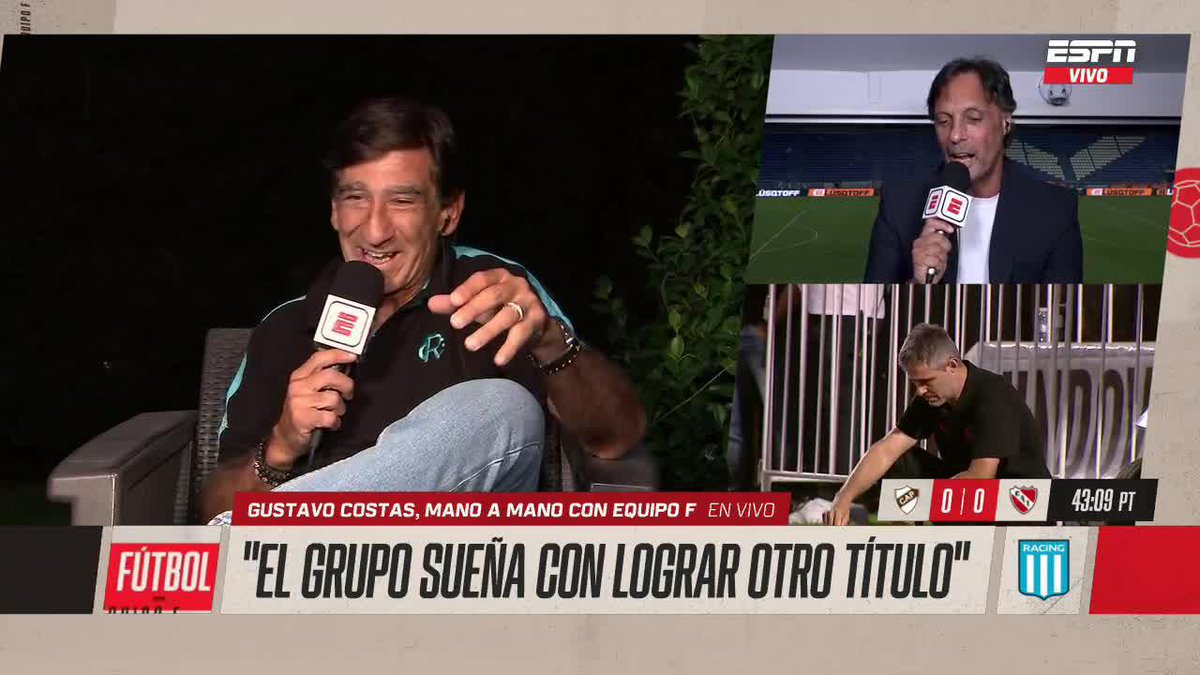 ¿CUÁLES SON LOS DOS EQUIPOS PARAGUAYOS QUE LLEVA GUSTAVO COSTAS EN EL CORAZÓN? Esto respondió el DT de Racing. 📺 La #RecopaSudamericana, por #DisneyPlus Premium